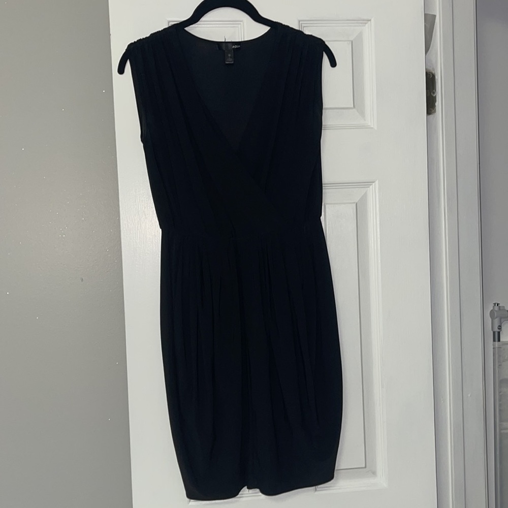 Aqua Black Bubble Dress